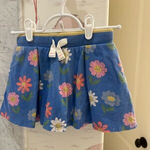 Mini Boden Blue Floral Skort for girls